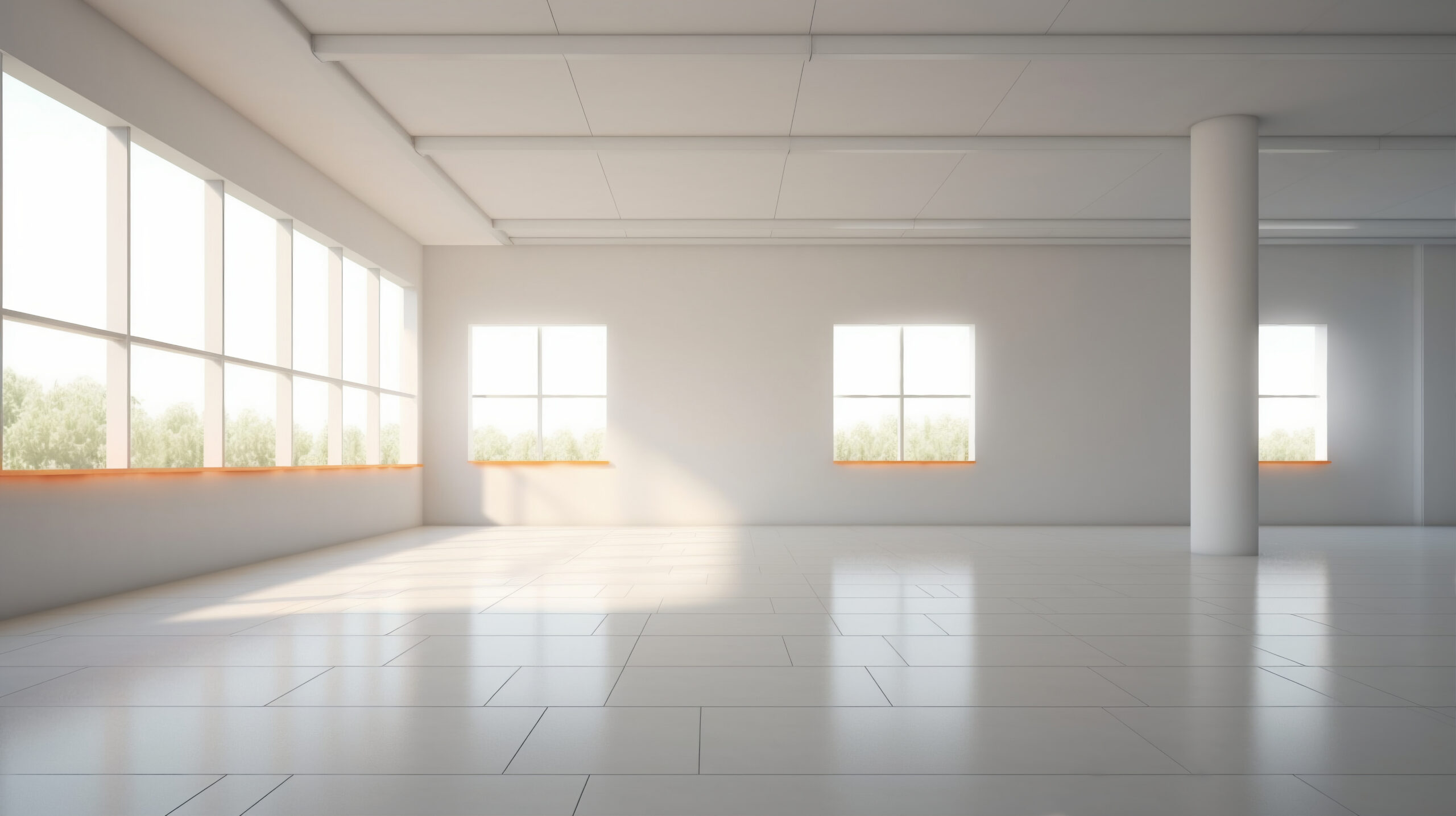 Gallery space interior